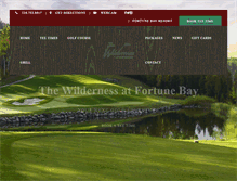 Tablet Screenshot of golfthewilderness.com